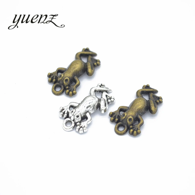 Yuenz 25 шт. Мода сплава лягушка подвески металлические Подвеска DIY ювелирных