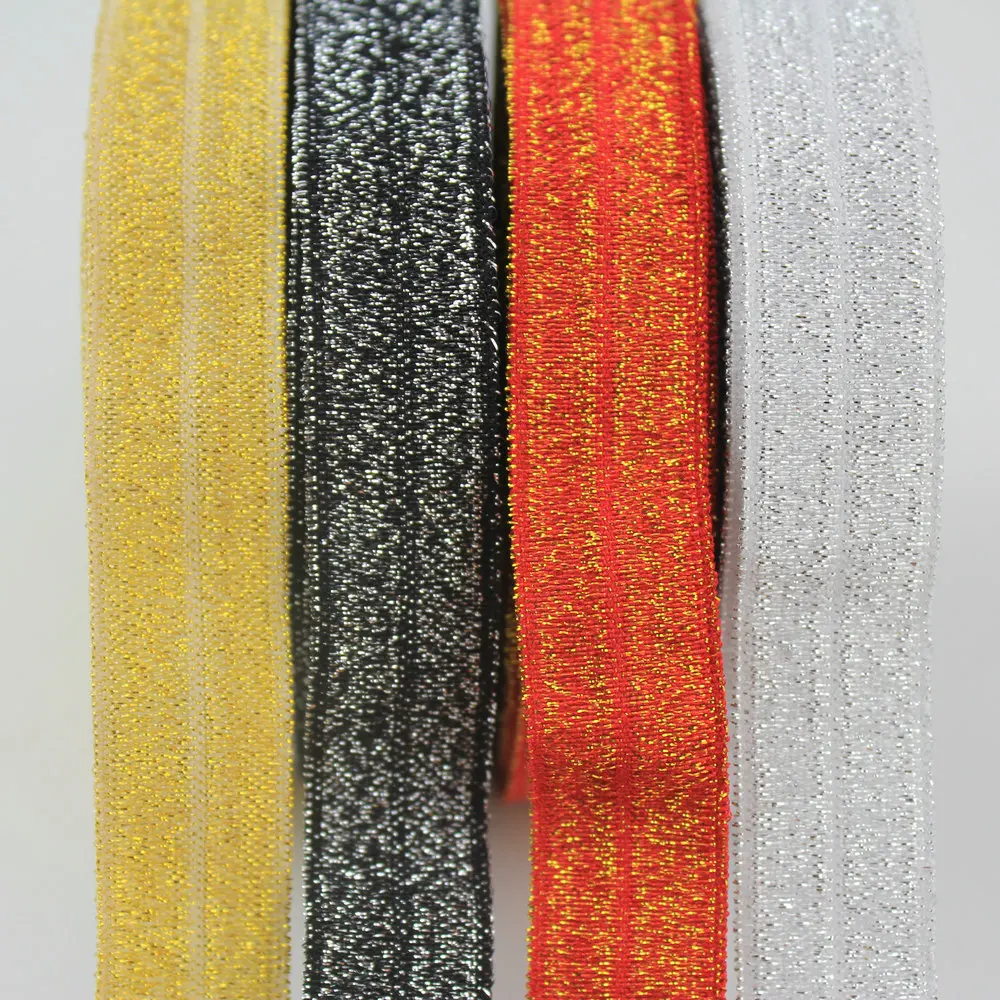 20 ярдов 16 мм многоцветная эластичная бархатная тесьма блестящая Складная лента