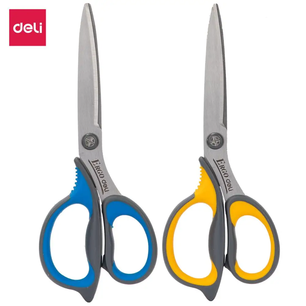 Ножницы Deli soft touch E77759 6 3/5 дюйма домашние и Офисные ножницы ручной работы бумажная
