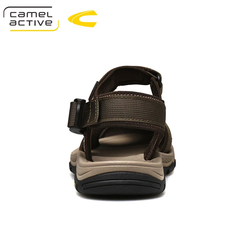 Мужские камуфляжные сандалии Camel Active коричневые повседневные для улицы пляжа