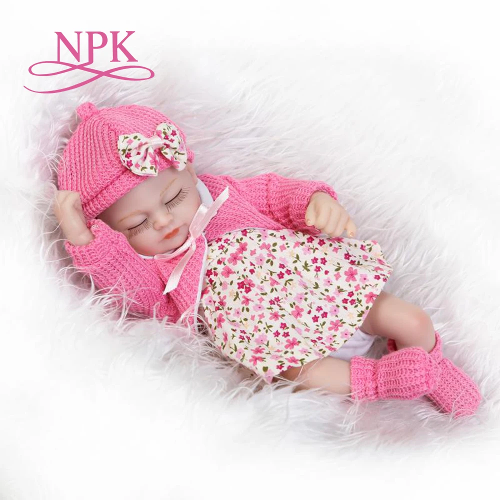 Миниатюрная кукла preemie для новорожденных 12 дюймов 25 см мягкая силиконовая