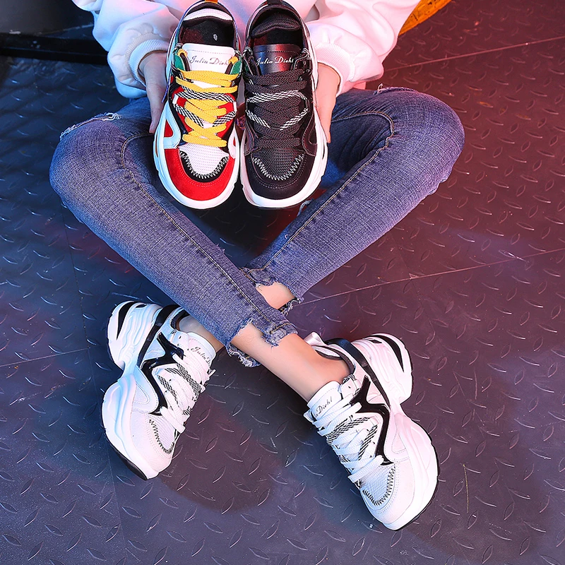 Leader Show/женская спортивная обувь; уличные резиновые женские кроссовки Flyknit; брендовая Весенняя спортивная обувь; zapatos mujer; трендовая спортивная обувь