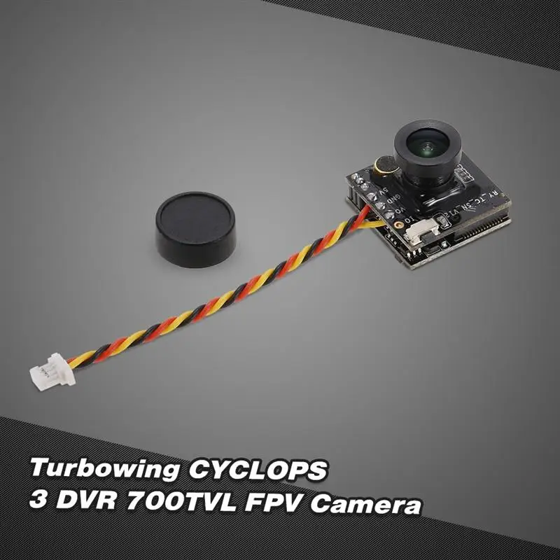 Высокое качество turboing DVR CYCLOPS 3 DVR-VTX-CAM AIO 700TVL 5,8G 48CH 0 mW/25 mW/200 mW FPV AV передатчик камера