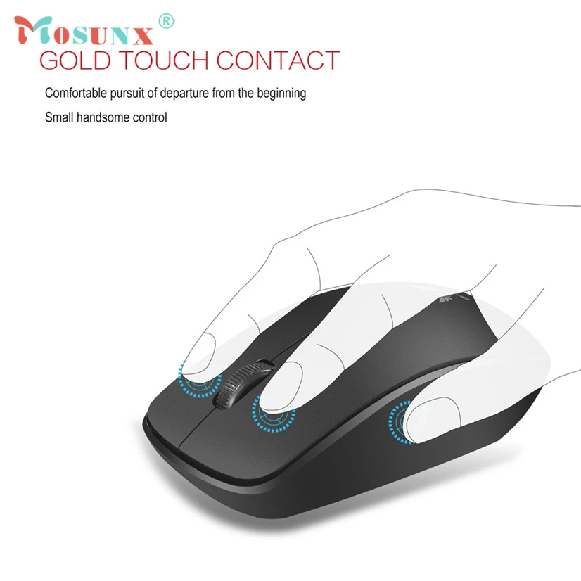 Mosunx 2.4Ghz Mini Wireless Optical Gaming Computer Mouse Mice& USB Receiver For PC Laptop gamer mouse|Мыши| |