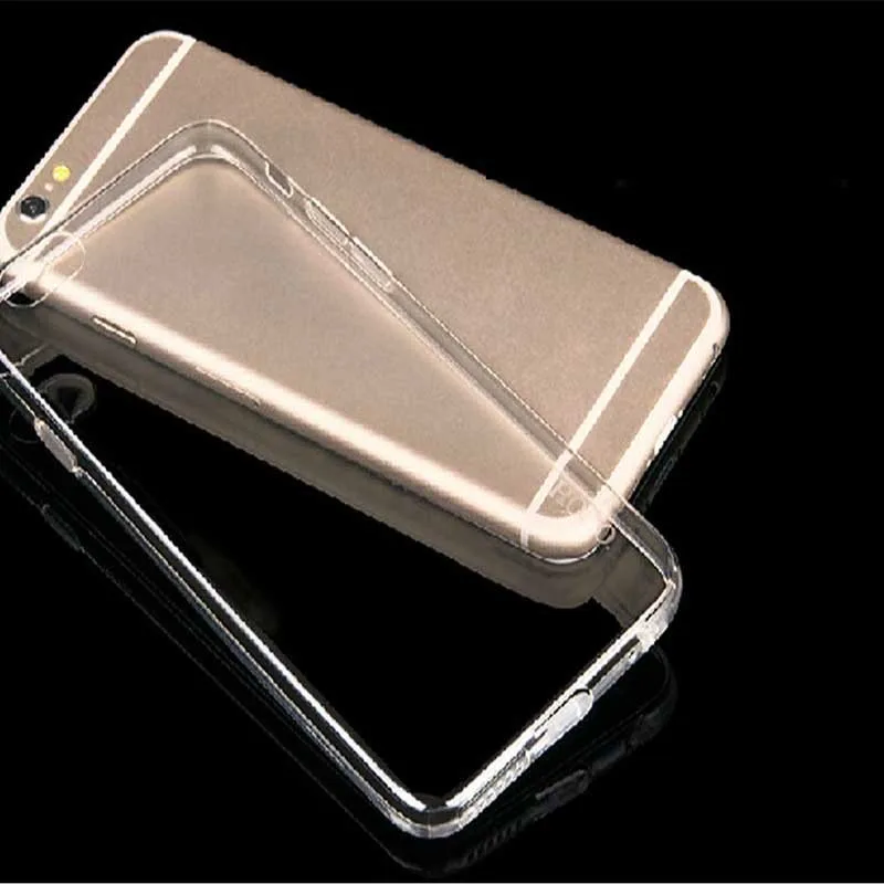Мягкая Высокая Прозрачный Ультра-тонкий ТПУ Телефон Случае Для iPhone 5 5s 5S SE 6 S плюс s