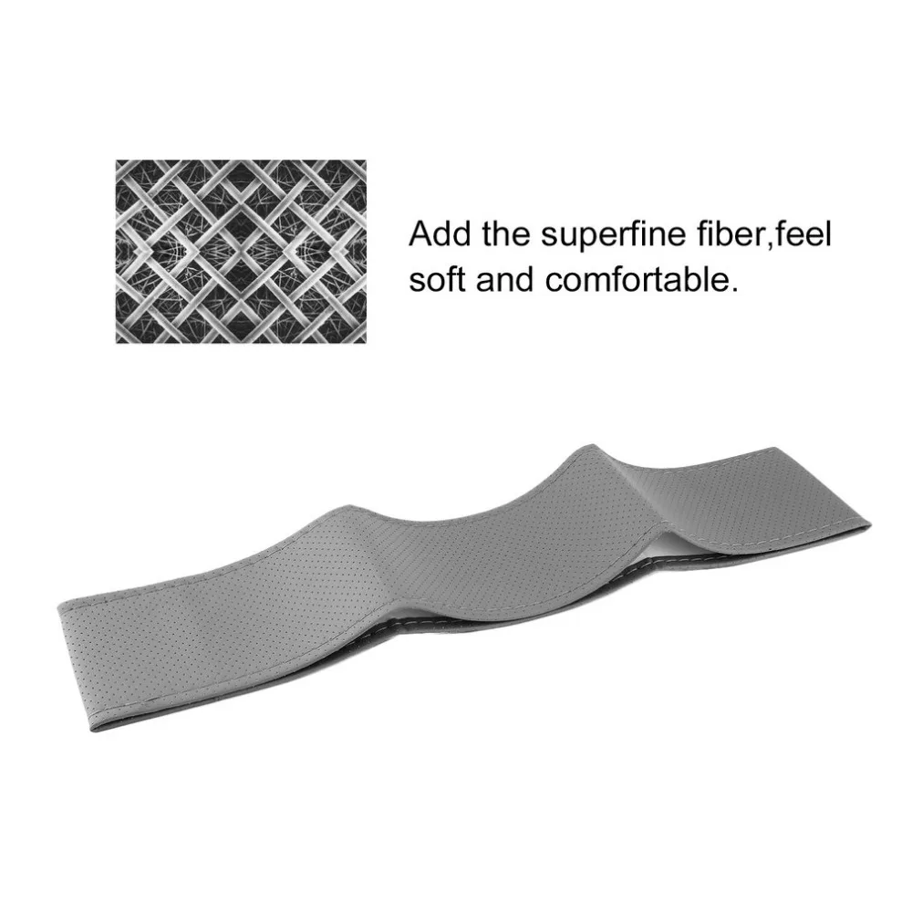 New 4 Color DIY Texture Soft Auto Car Steering Wheel Cover with Needles and Thread Artificial Leather Covers Hot Car-styling | Автомобили