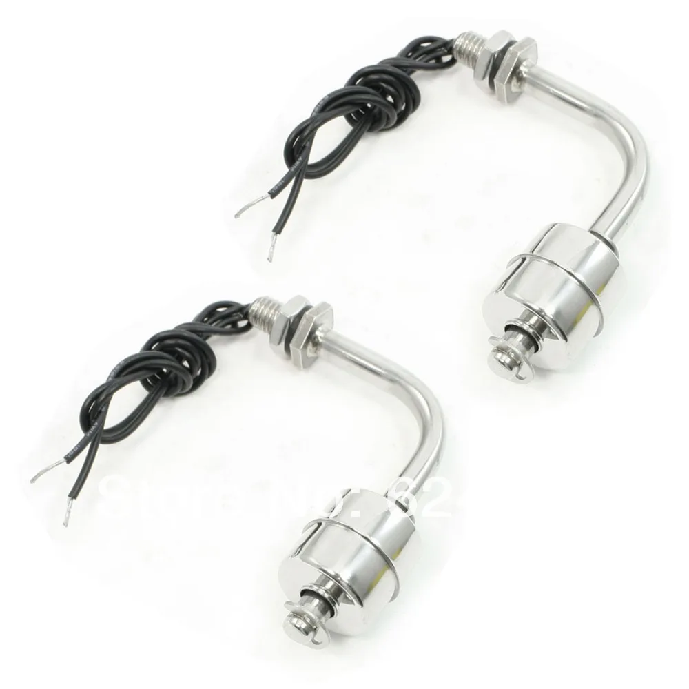 2 шт./лот из нержавеющей стали аквариум датчик уровня воды и жидкости правый угол