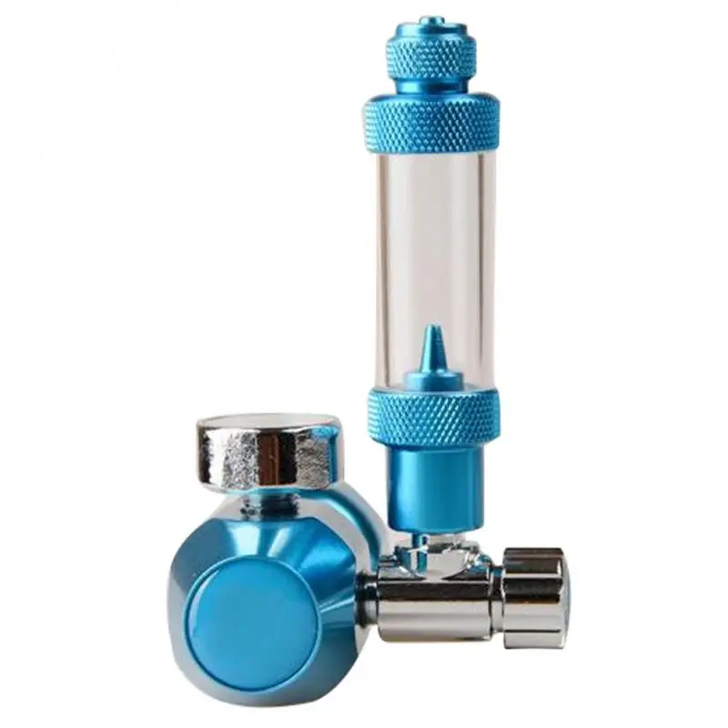 Один двойной углекислый газ пузырьковый счетчик голова водяное растение для