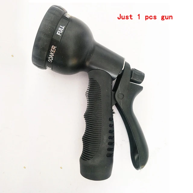 just 1 pcs gun Расширяемый садовый поливочный шланг ТПЭ внутренняя труба Автомойка Волшебные гибкие шланги трубы пластиковые шланги садовый набор насадка для полива - Цвет: just 1 pcs gun