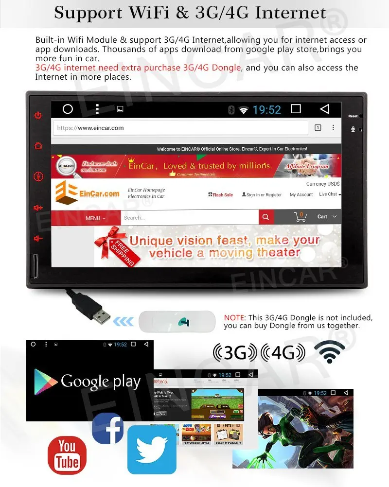 Два 2 Din стерео с Android 6 0 четырехъядерный в тире gps навигация авто FM AM радио WiFi Mirrorlink