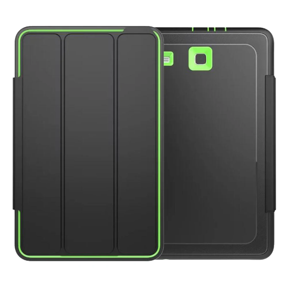 360 полная защита чехол для samsung galaxy tab E 9 6 T560 T561 дети Безопасный противоударный Heavy