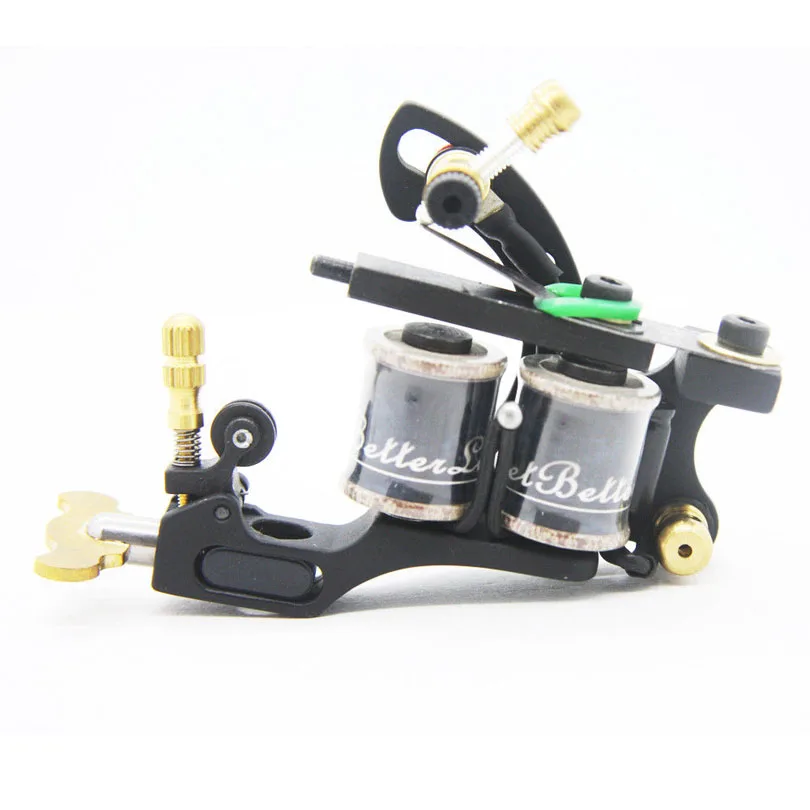 Getbetterlife Profession Iron Rotary Tattoo Machine Gun Liner 10 Wraps Shader 12Wraps Coil Supply Permanent Makeup Machines | Красота и