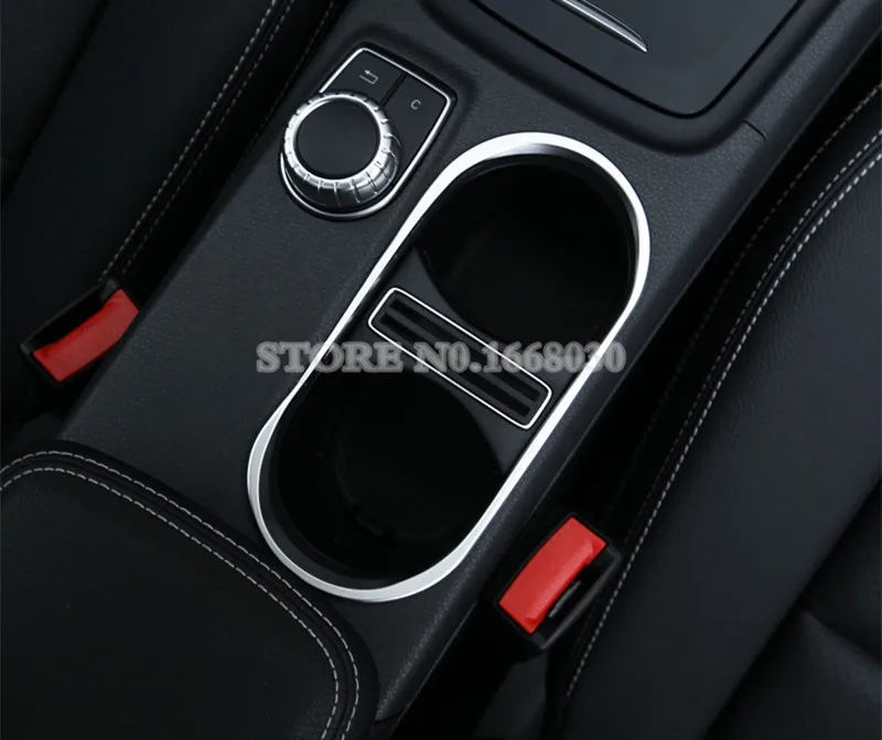 Интерьер консоль держатель стакана воды чехол накладка для Mercedes Benz CLA C117 X117 W117 2013