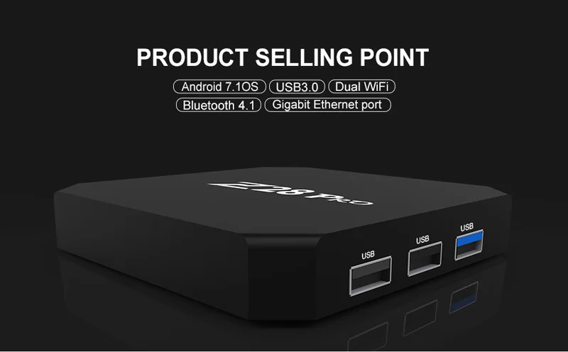 Chycet Z28 PRO Smart Android 7,1 ТВ приставка RK3328 четырехъядерный 64 бит 4 к H.265 USB3.0 2 Гб 16 Гб мини ПК WiFi LAN HD медиаплеер Z28