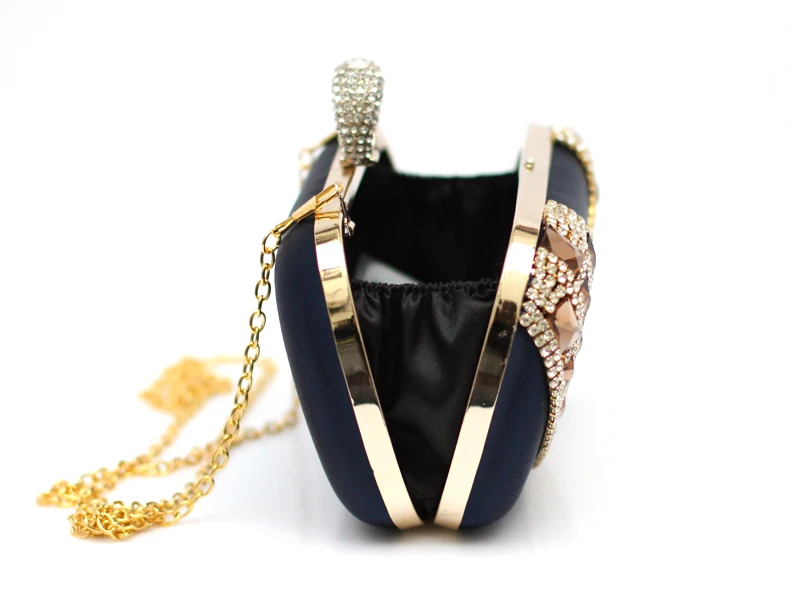 2016 High Quality Apricot Ladies Zircon Wedding Evening Bag Clutch handbag Bride Party Purse Mini Makeup Mujere Bolso 12026# | Багаж и