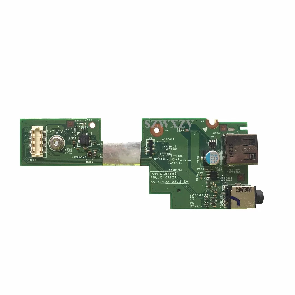 Оригинал для Lenovo L440 USB аудио Плата подкарты 04X4821 0C54883 55.4LG02.021G Полная проверка