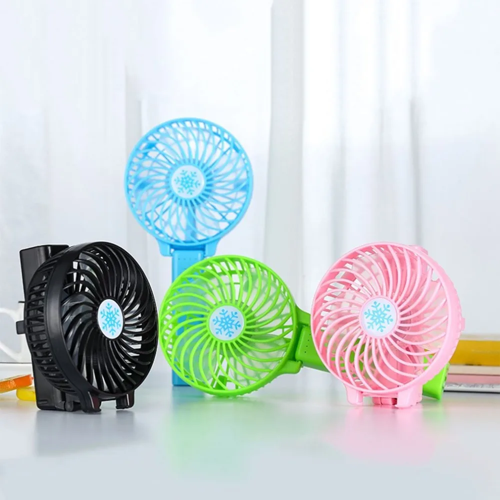 

Portable Mini USB Fan Ventilation Foldable Air Conditioning Fans Hand Held Cooling Fan For Office Home Rechargeable Fan