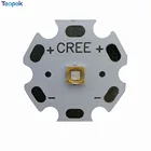 5x5 Вт LG3535 УФультрафиолетовый 395-120 Нм высокомощный светодиодный эмиттер-диод с углом обзора градусов с печатной платой 8 мм12 мм14 мм16 мм20 мм
