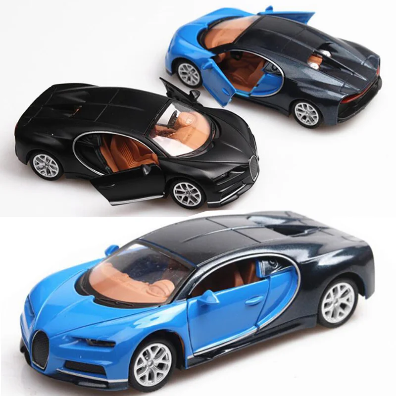 

1:36 Scale Toy Alloy Car Bugatti Chiron Metal Sports Car Diecasts Vehicles Model Miniature Toys for Children Kids Collection