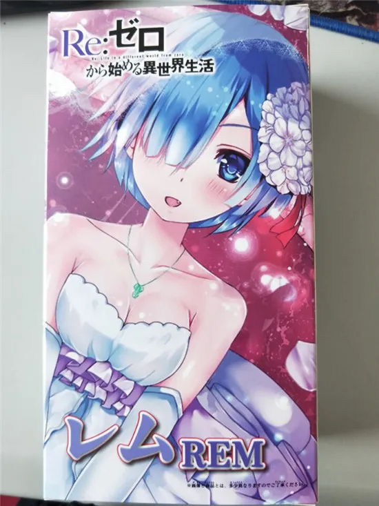 Re Zero Rem Emilia фигурку 2 шт./компл. Rem кошачьими ушками Косплэй ПВХ фигурка Re: Zero Коллекционная модель игрушки Рождество - Цвет: withretailbox