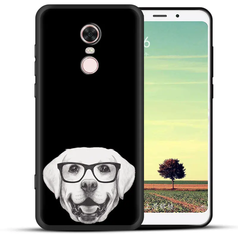 for Xiaomi Redmi 5 Plus Case Cartoon Printed Soft Silicone TPU Phone Back Cover Full Protective Cases |