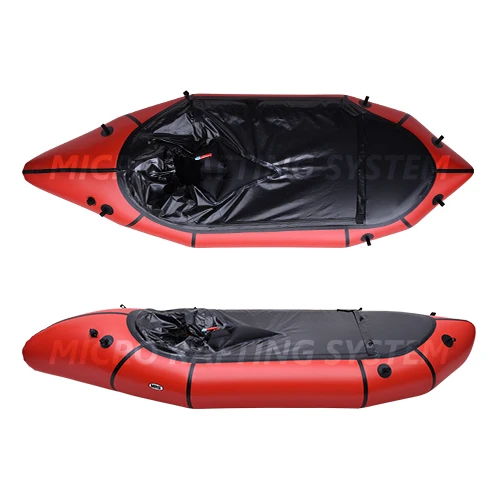 [MRS] [Microraft] Micro системы для рафтинга красный надувной packraft Каяк Лодка ультра-легкий корабль лодка рыбалка пеший Туризм drfting - Цвет: Красный