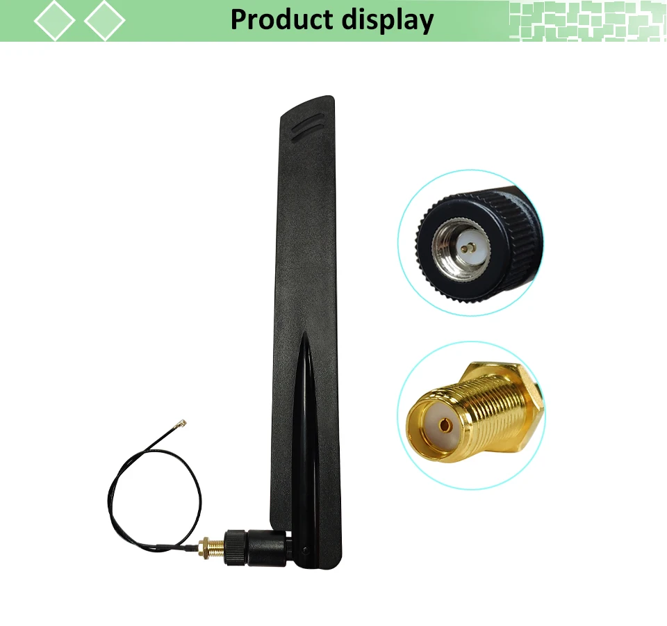 2 шт 2,4 Ghz антенна wifi антенна SMA разъем 8dbi 2,4G антенна wi fi антенна+ PCI U. FL IPX для RP-SMA кабель-косичка