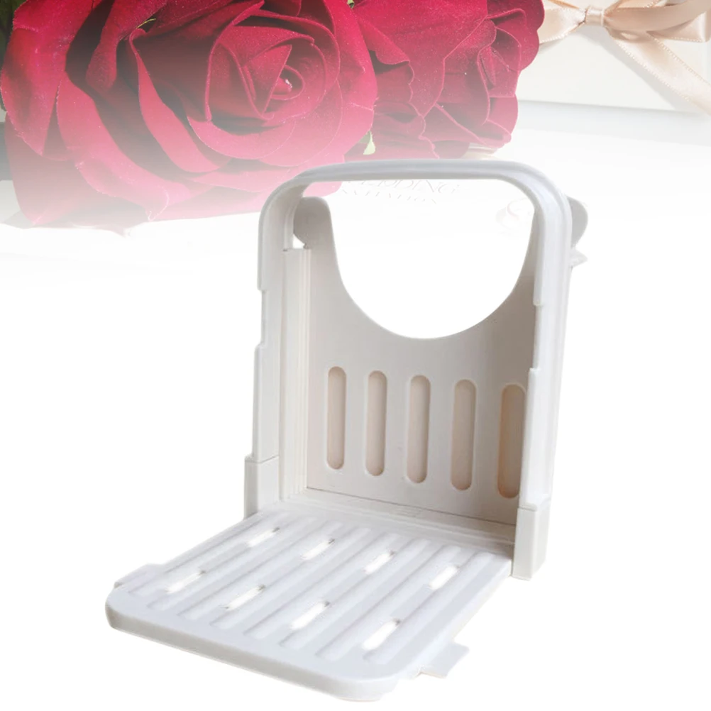 Bread Slicer Cutting Guide Loaf Bagel Toast Sandwich Plastic Folding Slice Cutter Mold for Kitchen Home | Дом и сад