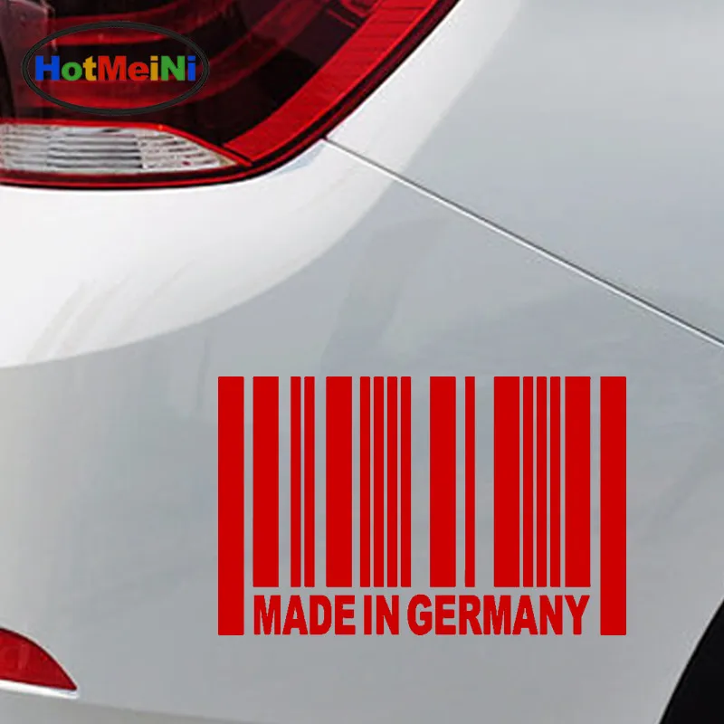Hotmeini 15*9.5 см автомобиля Стикеры сделано в Германии JDM Гоночный Автомобиль Окно