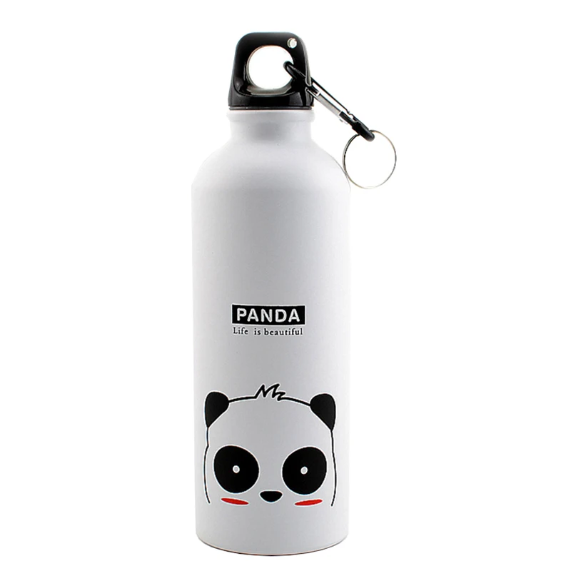 PANDA Детские бутылочки для обучения питанию, Детские стаканчики для воды, красивый подарок, детская питьевая бутылка с милым животным принтом, посуда для напитков для малышей, T0593 - Цвет: PANDA