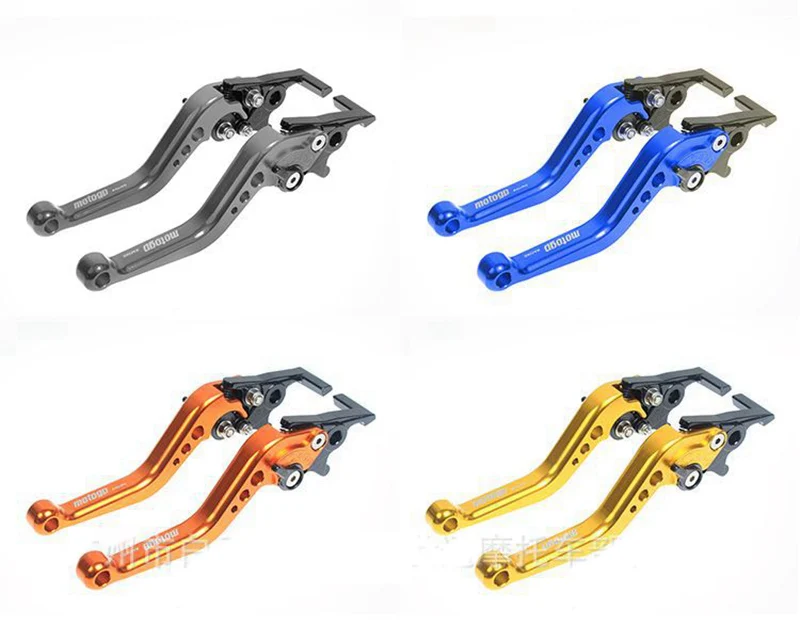 Многоцветные мотоциклетные двойные дисковые тормоза рычаг для скутера