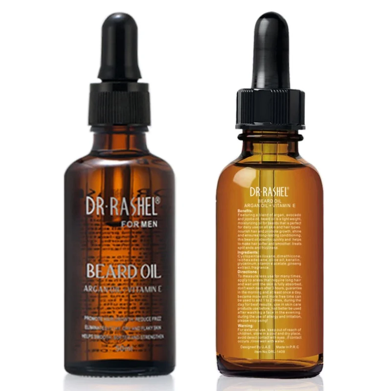 100% натуральная борода и увлажняющая кожа Премиум масло для бороды оставайтесь в