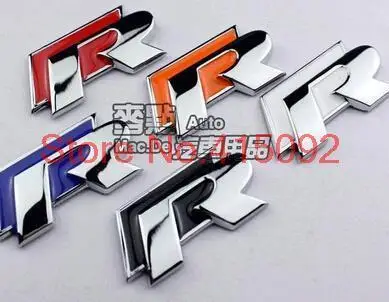 Высокое качество автомобилей металлические украшения эмблема R / линия 3d