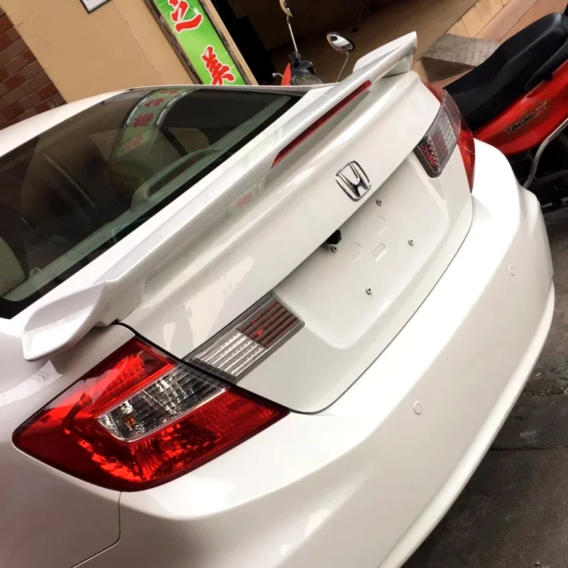 Для 2012 2015 Honda Civic спойлер высокого качества ABS Материал заднее крыло автомобиля