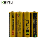 4pcs kentli 1 5v aa 2400mwh lithium li polymer rechargeble battery
