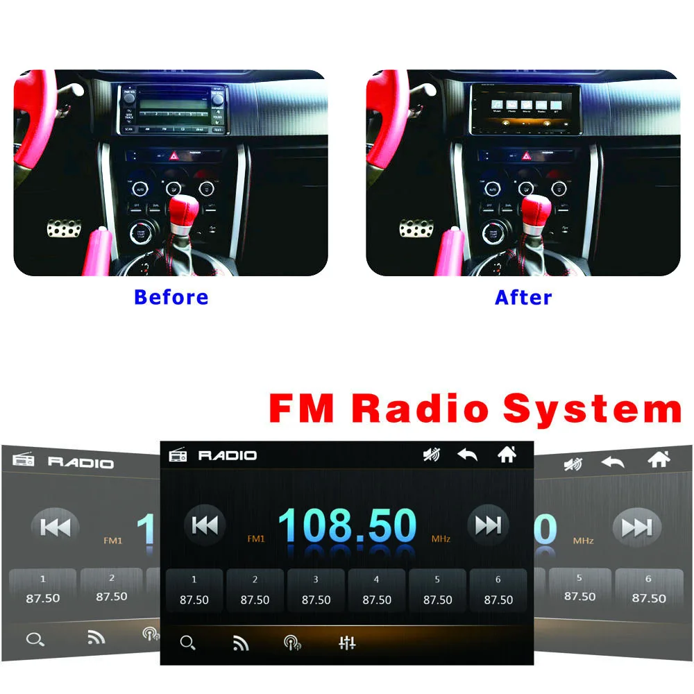 Автомобильный MP5 плеер MP3 Радио 7 &quotсенсорный экран в тире bluetooth Поддержка FM USB AUX SD