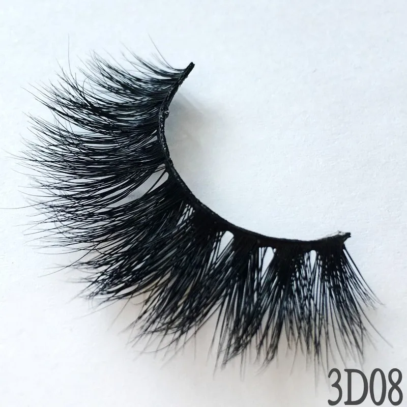 IN USA Wholesale Mink Eyelashes 3000pairs lashes invisible band mink lashes no box reusable false eyelashes Makeup in Bulk