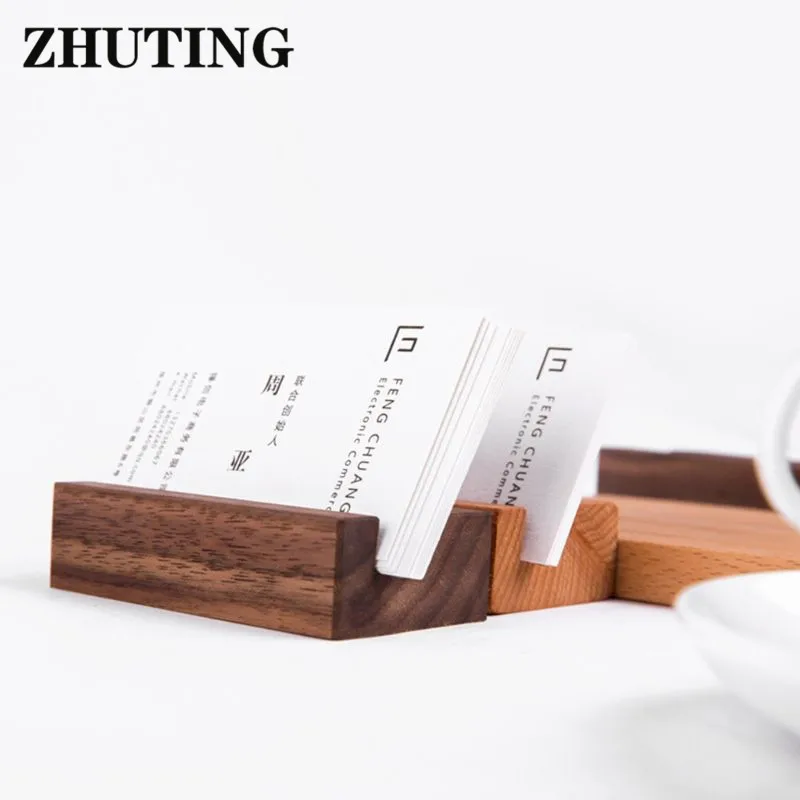 Деревянная подставка органайзер для записей черного ореха бука|Письменный