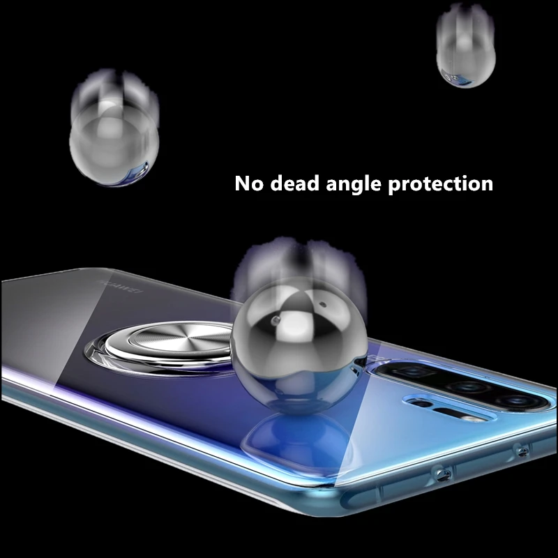 Чехол для Xiaomi mi 9 se 8 lite мягкий прозрачный защитный чехол с кольцом и подставкой
