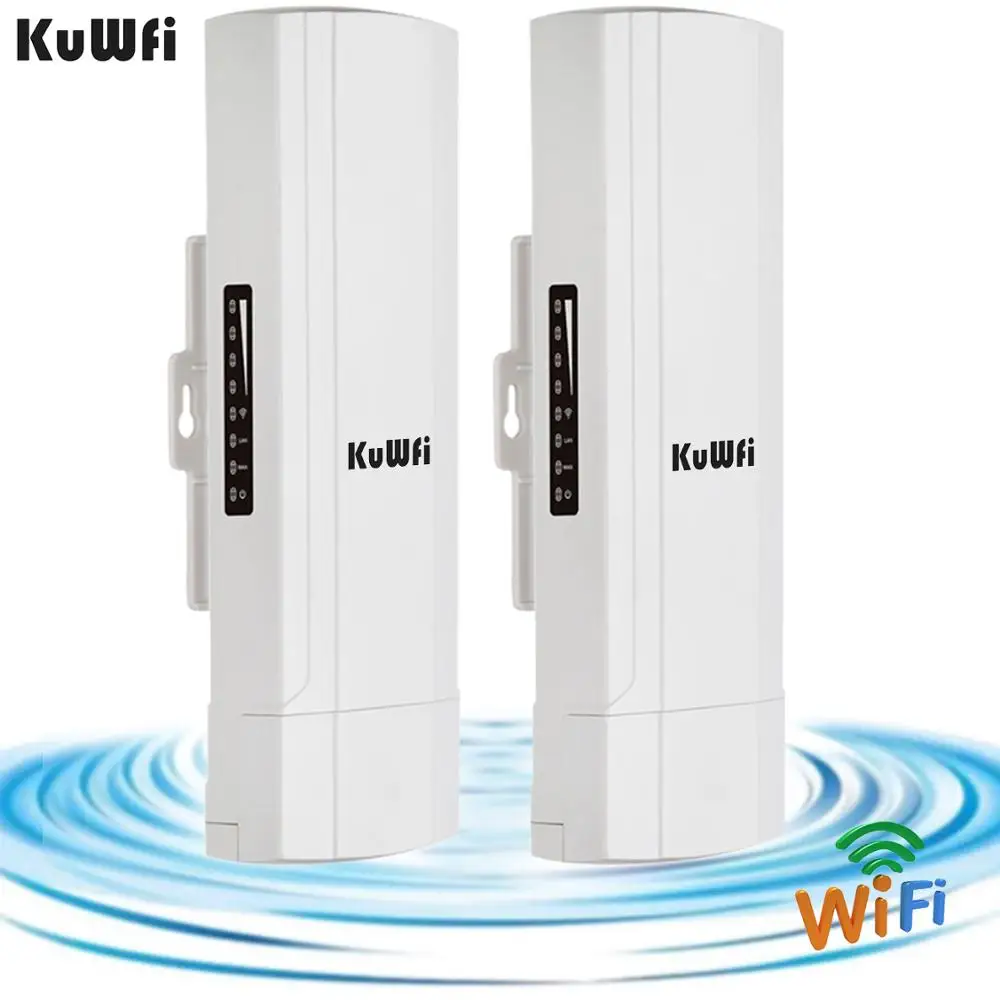 KuWFi Открытый CPE маршрутизатор Wifi Repetidor удлинитель 2 фото расстояние передачи до 3