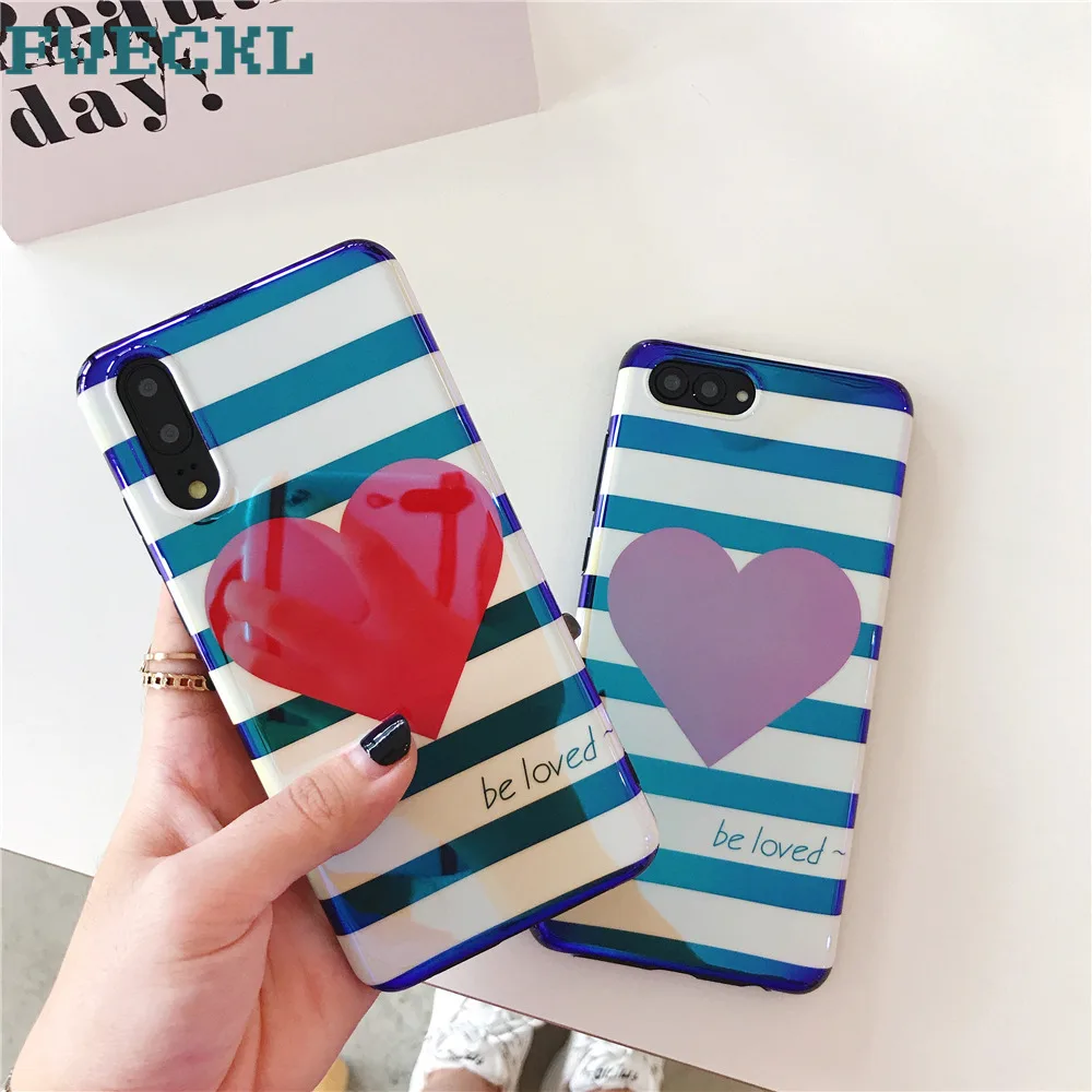 Мультфильм зебра узор сердце любовь чехол для телефона Huawei Mate 10 P20 Pro Nova 2 S Honor 9