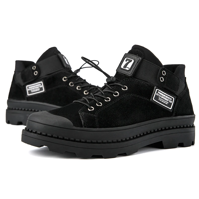 

Men's high-top shoes new wear-resistant versatile tooling men's shoes