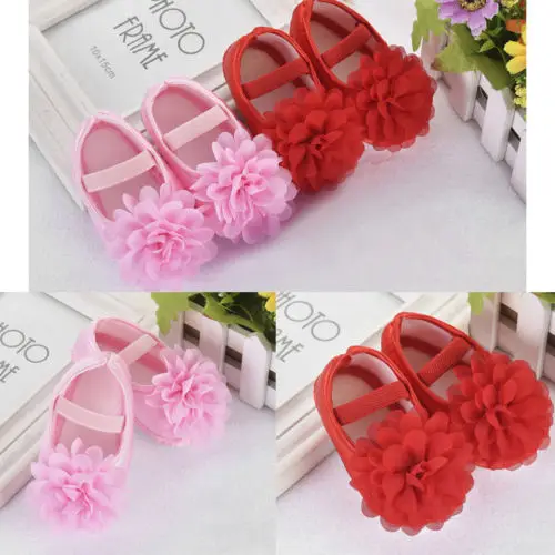 

Emmababy Newest Infants Baby Girls Princess Crib Shoes Soft Sole Anti-slip Prewalker