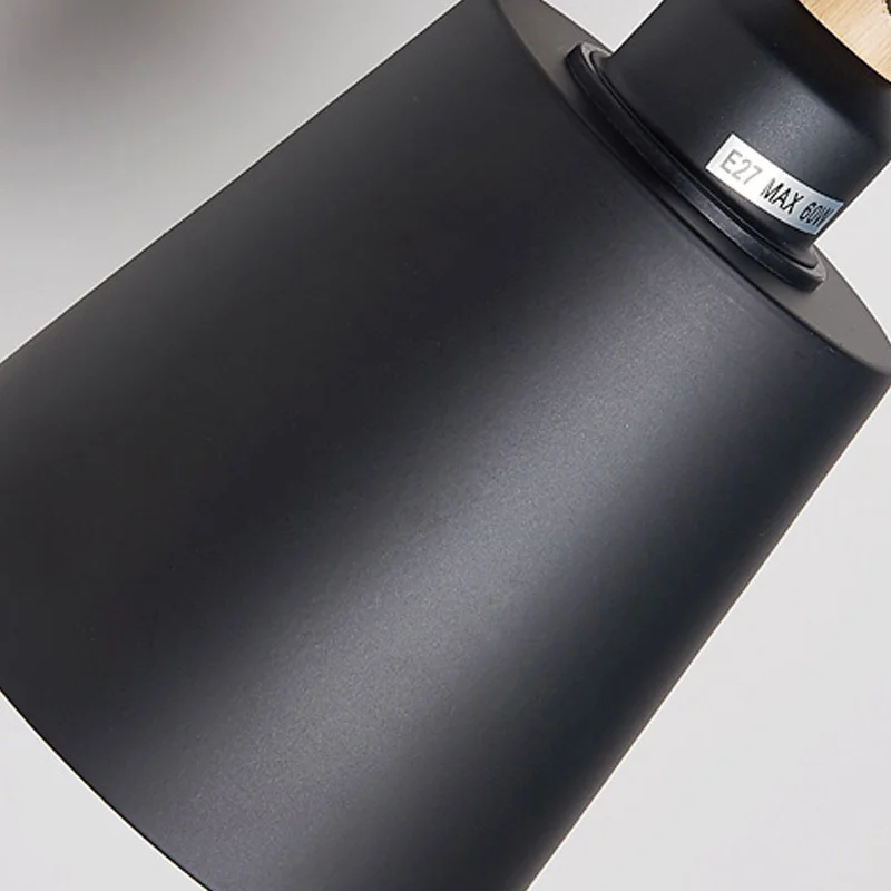 Настенные светильники из черного дерева креативный дизайн украшение для