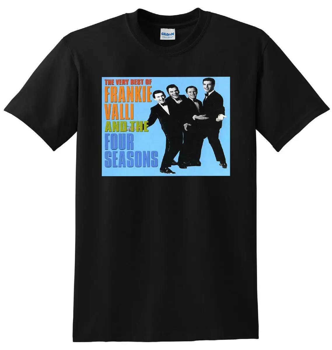 Футболка FRANKI VALLI AND THE FOUR SEASONS крутая футболка с чехлом на компакт диске в стиле