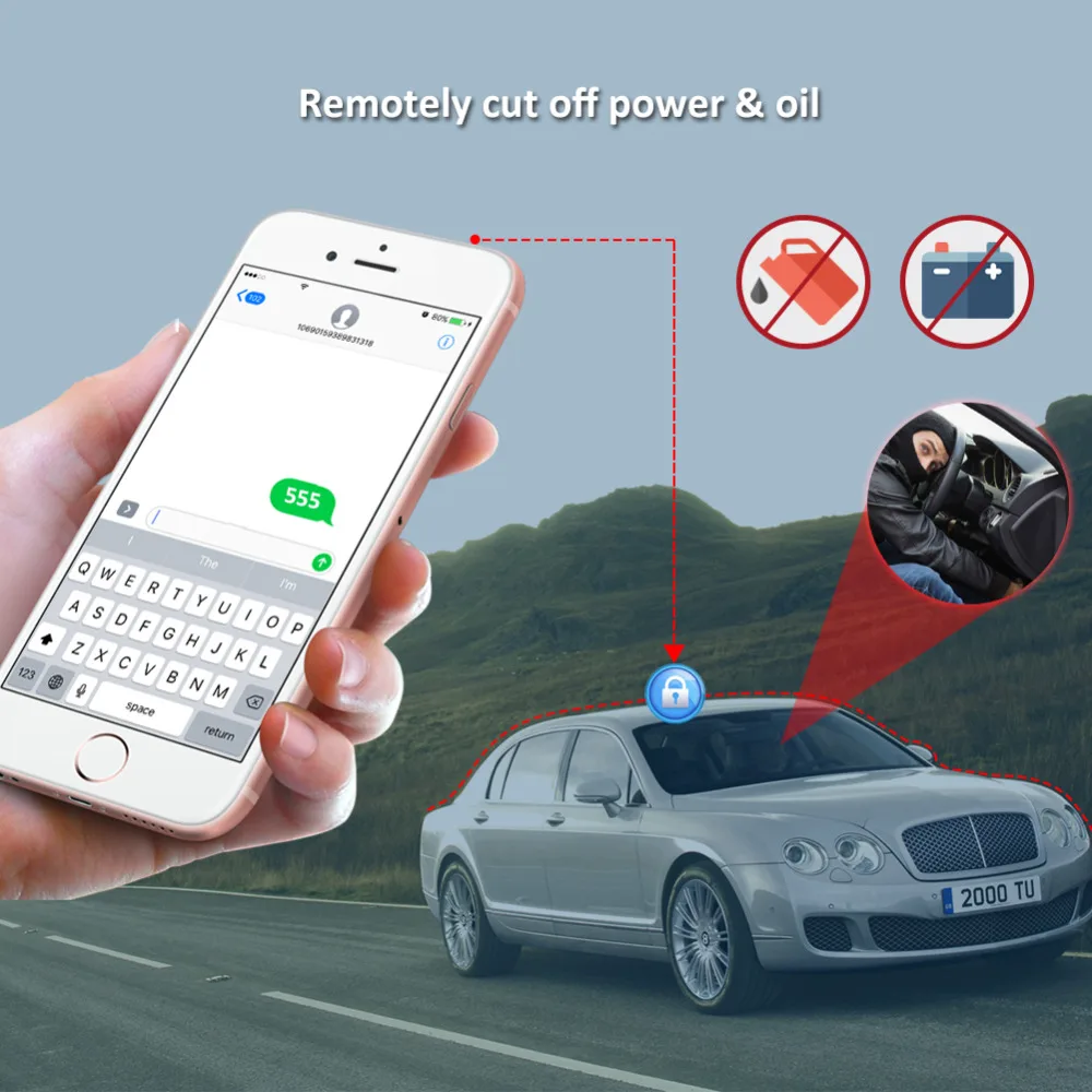 Автомобильный GPS трекер LK710 2G GSM водонепроницаемый 9 100 в|gps gsm locator|tracking devicereal time