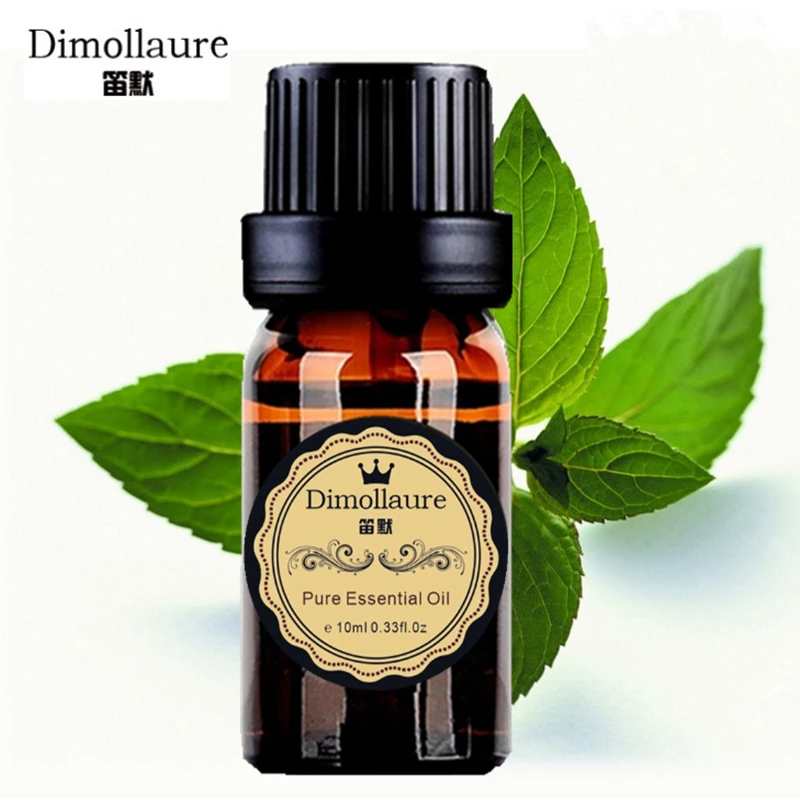 Эфирное масло перечной мяты Dimollaure для удаления черных точек освежающий воздух