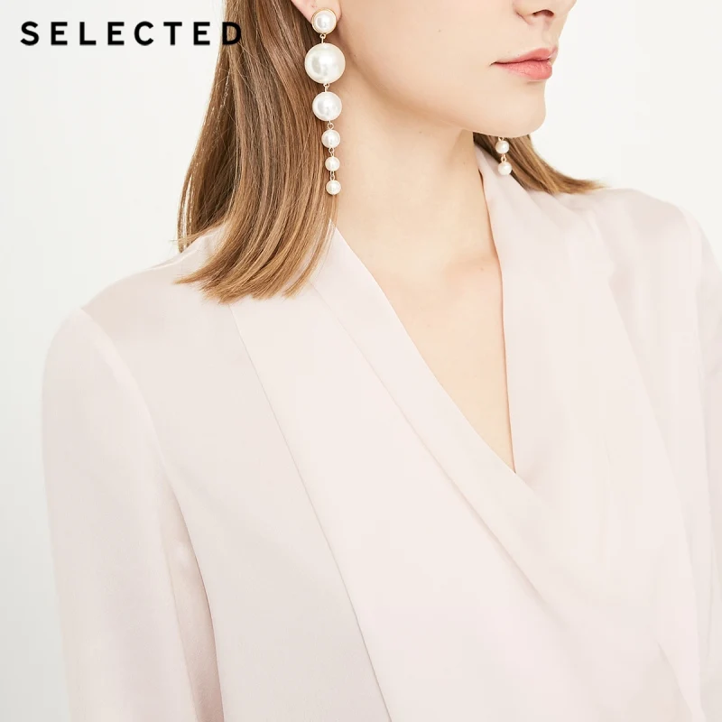 Женская летняя рубашка с v-образным вырезом деловая Повседневная длинными