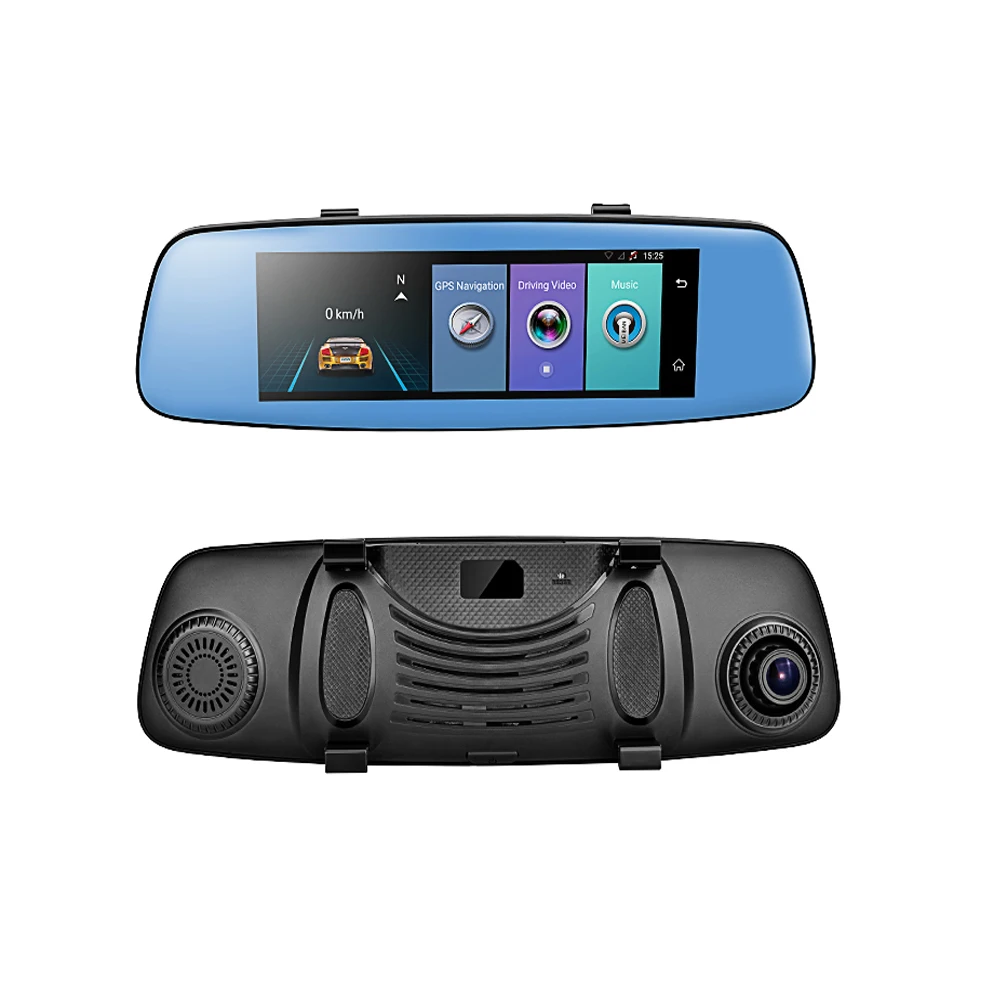 7 84 дюймов 4 г автомобиля gps Зеркало заднего вида навигации DVR Android 5 1 FHD 1080 P видео