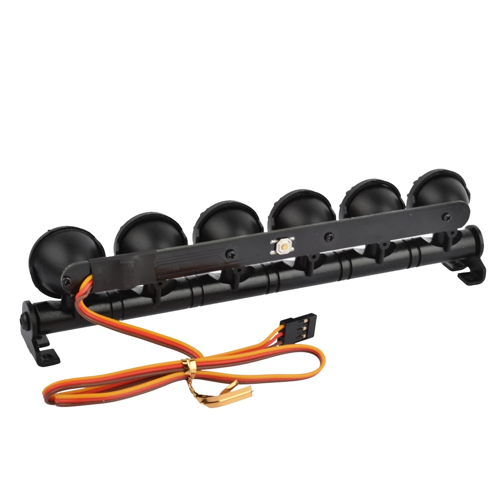 RC гусеничный Многофункциональный светодиодный световой бар 152 мм для TRX4 D90 Axial SCX10